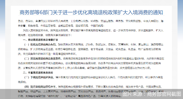实盘配资平台app下载 增商店、提限额，离境退税扩围，力促入境消费